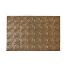 40 Pieces/1 Sheet Round Adhesive Silicone Bumpers Door Cabinet Drawer Safety Stopper Mute Buffer, 19x1.5mm