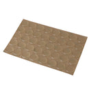 40 Pieces/1 Sheet Round Adhesive Silicone Bumpers Door Cabinet Drawer Safety Stopper Mute Buffer, 19x1.5mm