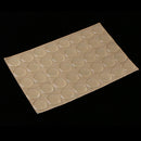 40 Pieces/1 Sheet Round Adhesive Silicone Bumpers Door Cabinet Drawer Safety Stopper Mute Buffer, 19x1.5mm