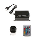 LED Light Source Illuminator Car Ceiling Fiber Optic Light with RGB Controller EU Plug 16W