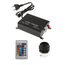 LED Light Source Illuminator Car Ceiling Fiber Optic Light with RGB Controller EU Plug 16W