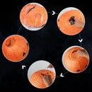 15.75 inches Halloween Pumpkin Paper Lantern Hanging Decor DIY Party Decor