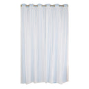 Home Bedroom Window Door Decor 2-in-1 Sheer Curtain Window Blinds Drape With Grommets Top 200x250cm-Blue