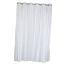 Home Bedroom Window Door Decor 2-in-1 Sheer Curtain Window Blinds Drape With Grommets Top 200x250cm-Blue
