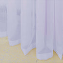 Home Bedroom Window Door Decor 2-in-1 Sheer Curtain Window Blinds Drape With Grommets Top 150x250cm-Purple