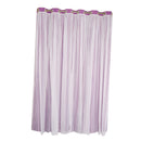 Home Bedroom Window Door Decor 2-in-1 Sheer Curtain Window Blinds Drape With Grommets Top 200x250cm-Purple
