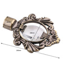 Novel Design 28mm Iron Curtain Rod Pole Ends Bronze PACK OF 2PCS 143x106mm