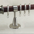 2Pcs Aluminium Alloy 28mm Diameter Top Mounted Clothes Rob Lever Wardrobe Rail Supports Bracket