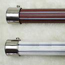 One Pair 28mm Metal Curtain Pole Recess Bracket Support Curtain Rods Finials