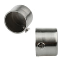 One Pair 28mm Metal Curtain Pole Recess Bracket Support Curtain Rods Finials