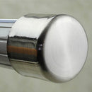 One Pair 28mm Metal Curtain Pole Recess Bracket Support Curtain Rods Finials