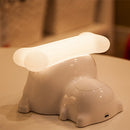 Puppy Shape USB Rechargeable Night Light Dimmable Eye Protection Night Light