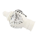 2Pcs Drapery Curtain Rail Rod Decorative Plastic Head Cap Finials Fits Dia. 28mm Rods for Home Window Decor