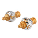 2Pcs Plastic 28mm Inner Dia. Window Drapery Curtain Rod End Drapery Pole Rail Decorative Head