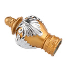 2Pcs Plastic 28mm Inner Dia. Window Drapery Curtain Rod End Drapery Pole Rail Decorative Head