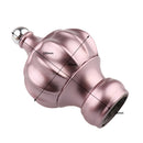 2Pcs Plastic 28mm Inner Dia. Window Drapery Curtain Rod End Drapery Pole Rail Decorative Head