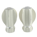 2Pcs Zinc Alloy 28mm Inner Dia. Window Drapery Curtain Rod End Drapery Pole Rail Decorative Head