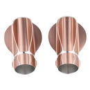 2Pcs Zinc Alloy 28mm Inner Dia. Window Drapery Curtain Rod End Drapery Pole Rail Decorative Head