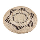 Handcrafted Eco-friendly Straw Woven Dia. 48cm Seat Pouf Yoga Meditation Mat