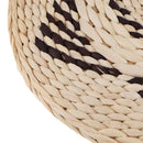 Handcrafted Eco-friendly Straw Woven Dia. 48cm Seat Pouf Yoga Meditation Mat