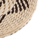 Handcrafted Eco-friendly Straw Woven Dia. 48cm Seat Pouf Yoga Meditation Mat