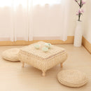 Japanese Style Handmade Straw Woven Seat Cushion Tatami Dia. 30cm (11.81")