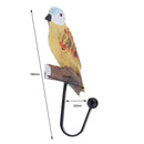 Set 3 Pieces Resin Brids Metal Hooks Single Hooks Wall Door Hanger Hooks for Clothes Towel key Hat Bag Coat