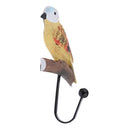 Set 3 Pieces Resin Brids Metal Hooks Single Hooks Wall Door Hanger Hooks for Clothes Towel key Hat Bag Coat