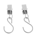 50 Piece S Shape Hook Iron Kitchen Bathroom Clothes Hanging S-Hook Hangers Clip