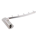 5-hook Stainless Steel Wall Mount Hook Hanger Rack for Clothes Coat Towel