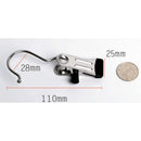 20Pcs Metal Curtain Clips with Hook Drapery Hook Hanger Home DIY Clothespin
