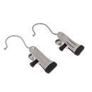 20Pcs Metal Curtain Clips with Hook Drapery Hook Hanger Home DIY Clothespin