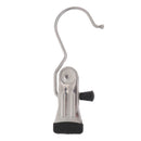 20Pcs Metal Curtain Clips with Hook Drapery Hook Hanger Home DIY Clothespin