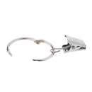 12 Piece Curtain Ring Hook with Clips with Eyelet for Window/Door/Bath 25mm, Drapery Rings Hanger