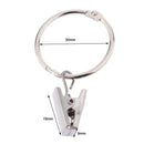 Window Curtain Clips Rings, Heavy Duty Clamps Catcher, Door Panel Shower Curtain Rings Hook
