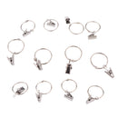 Window Curtain Clips Rings, Heavy Duty Clamps Catcher, Door Panel Shower Curtain Rings Hook