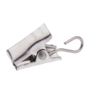 10Pcs Shower Curtain Clips with Hook Gliding Hanger Hook Clips Peg Pins 30mm, Heavy Duty