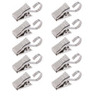 10Pcs Curtain Clips with Hook Curtain Rings Hook, Door Panel Carrier Drapes Hanger Clamps 35mm