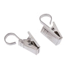 10Pcs Curtain Clips with Hook Curtain Rings Hook, Door Panel Carrier Drapes Hanger Clamps 35mm