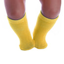 Pair Of Non Slip Soft Comfortable Cotton Pet Dog Socks Paw Protector Yellow