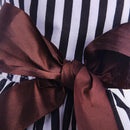 Cotton Breathable Strip Pattern Dog Puppy Cat Dog Bowknot Skirt Costume Clothing Accessory XL