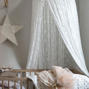 Kids Children Room Decor Supplies Reading Playing Dome Princess Bed Canopy Mosquito Net Tent Curtains White Lace