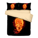 Ghost Bed Sheet Set Duvet Set Quilt Cover Pillowcases 200x230cm 3 Pieces