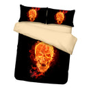 Ghost Bed Sheet Set Duvet Set Quilt Cover Pillowcases 200x230cm 3 Pieces