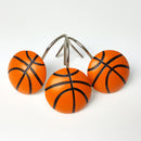 12pcs Metal Basketball Design Shower Curtain Hooks Rustproof Curtain Hooks