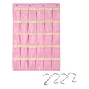 30-Pocket Hanging Organizer Bag, Wall Jewelry Container Box, Divider Case, Space Save