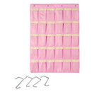 30-Pocket Hanging Organizer Bag, Wall Jewelry Container Box, Divider Case, Space Save