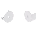 1 Pair Curtain Rod Ends Drape Pole Finials Curtainn Rod Cap 29mm Openning