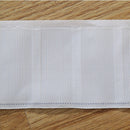 7cm Width Pinch Pleat Curtain Tape Pleated Drape Header Pleated Heading Tape- 53m/Roll, Window Accessory