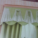 White Gauze Lace Trim Floral Embroidered Tulle Fringe Venise Lace Home Texile DIY, 35m/38y